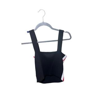 House of Harlow 1960 Black Top with red and white accents on the side